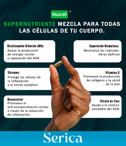 Nucel - Aumenta la energía, mejora la calidad del sueño e incrementa la resistencia