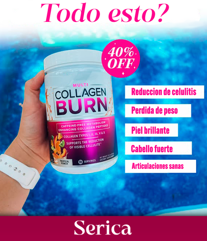 Multi Collagen Burn | Reafirma tu piel, reduce celulitis y recupera tu energía desde adentro!